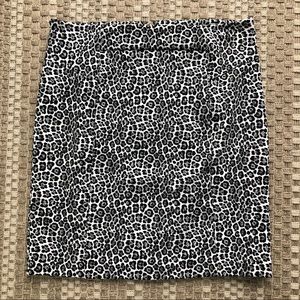Michael kors leopard print skirt size L